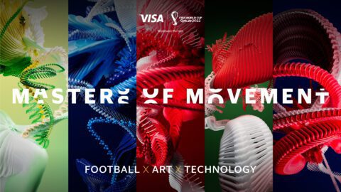 Visa has turned some of the greatest football goals in history into digital art.