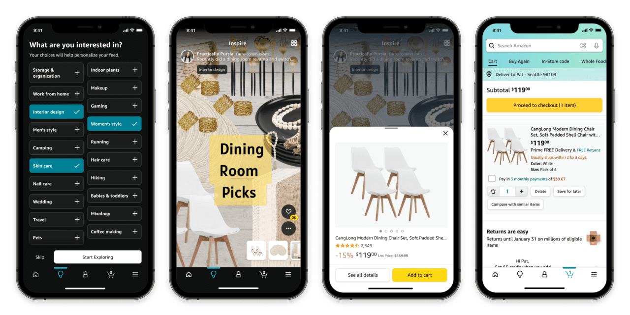 Amazon Aims to Create an ‘Immersive Shopping Experience’ with New In ...