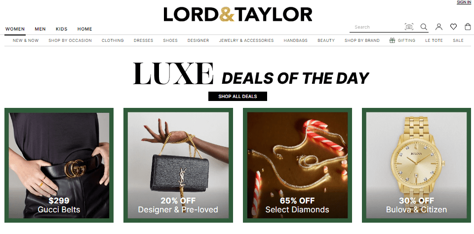 Lord & Taylor has launched a retail media network.