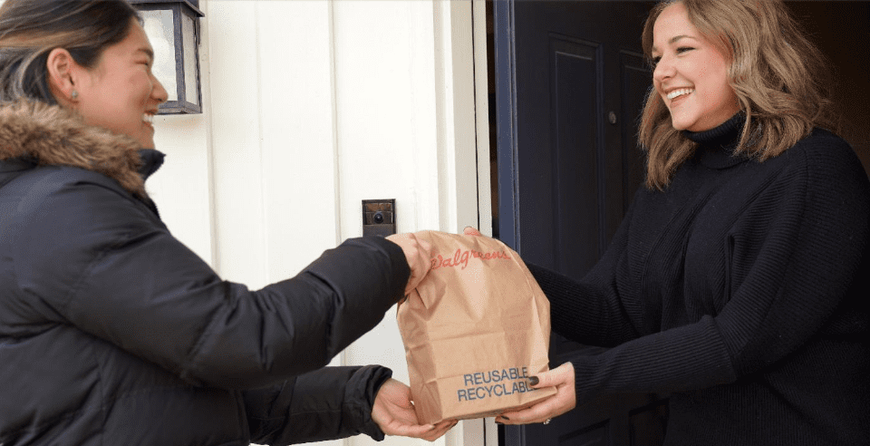 Walgreens is making same-day delivery 24/7 in select areas.