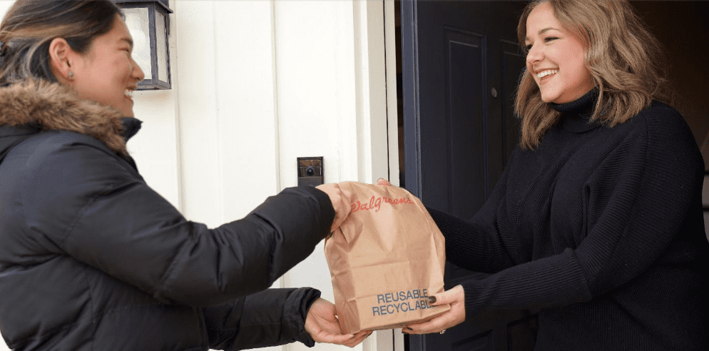 Walgreens is making same-day delivery 24/7 in select areas.