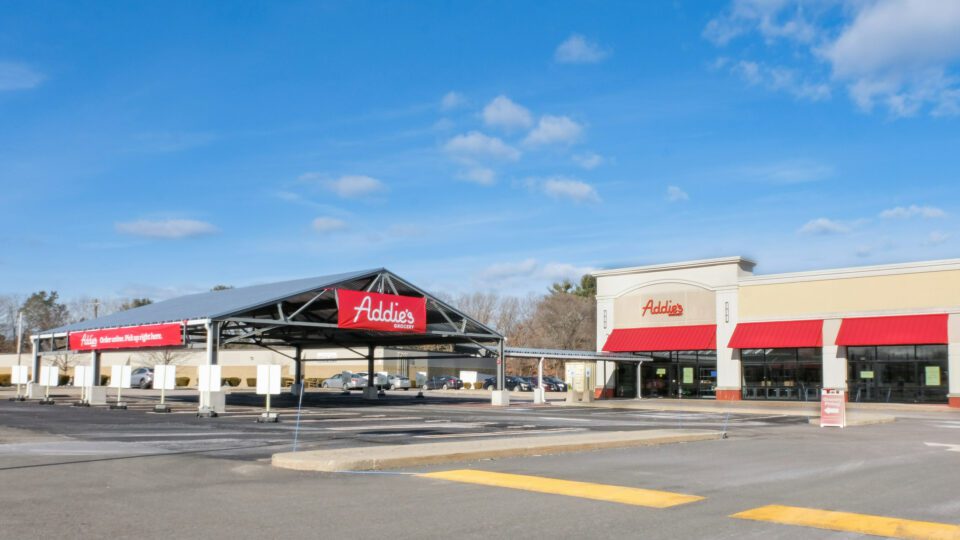 New Addie's drive-up grocery store opens in Massachusetts.