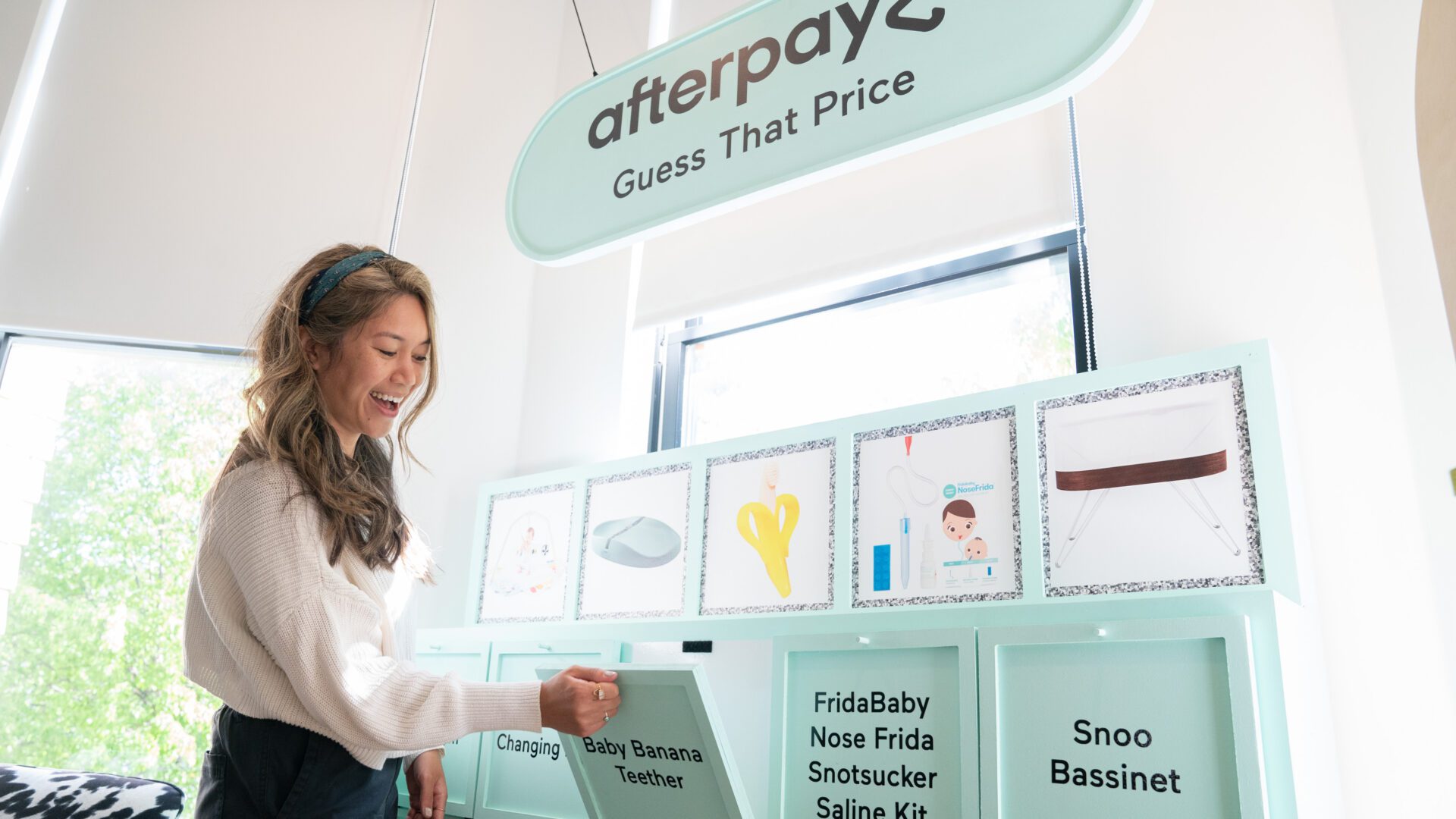 An Afterpay activation at the NY "Cribs" pop-up.