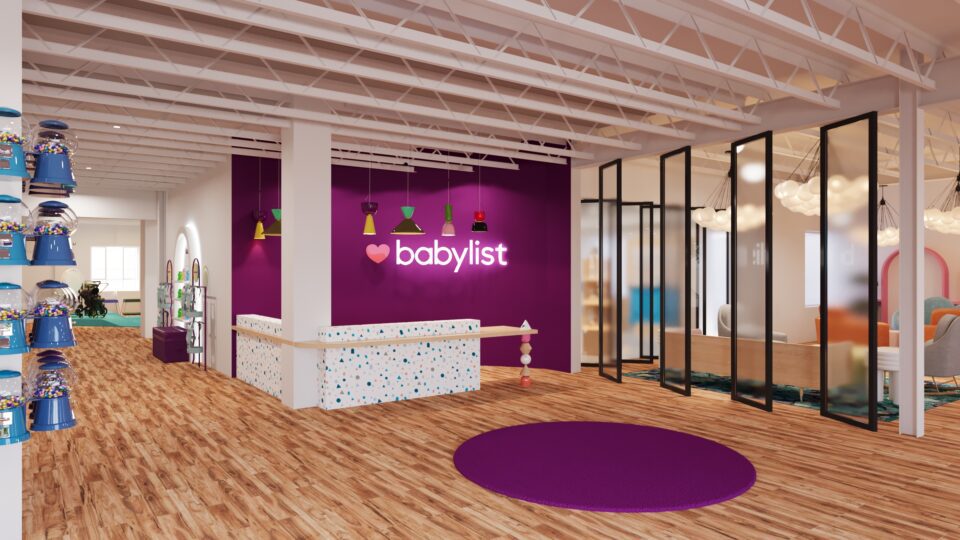 Rendering of LA Babylist Showroom