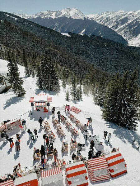 The ASPENX Beach Club at the Saks Aspen Limitless Weekend.