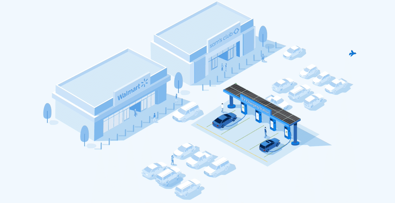 Both Amazon and Walmart are amping up their investment in electric vehicles.