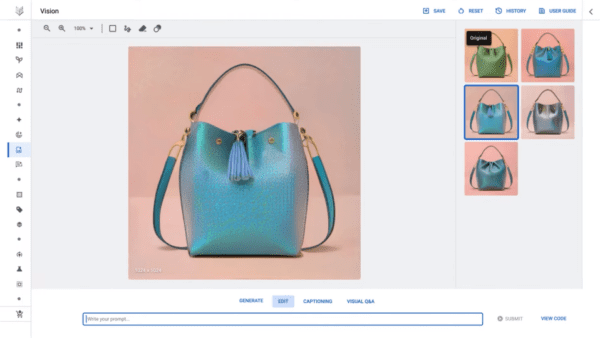 Example of Imagen, Google Cloud's new text-to-image functionality.