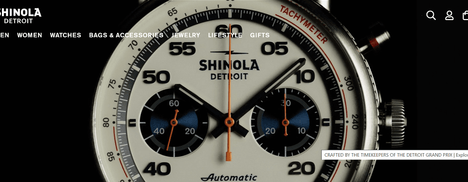 Shinola home page