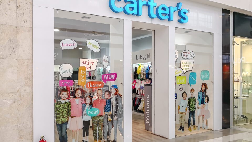 Carter's plans to open 50 new stores this year.