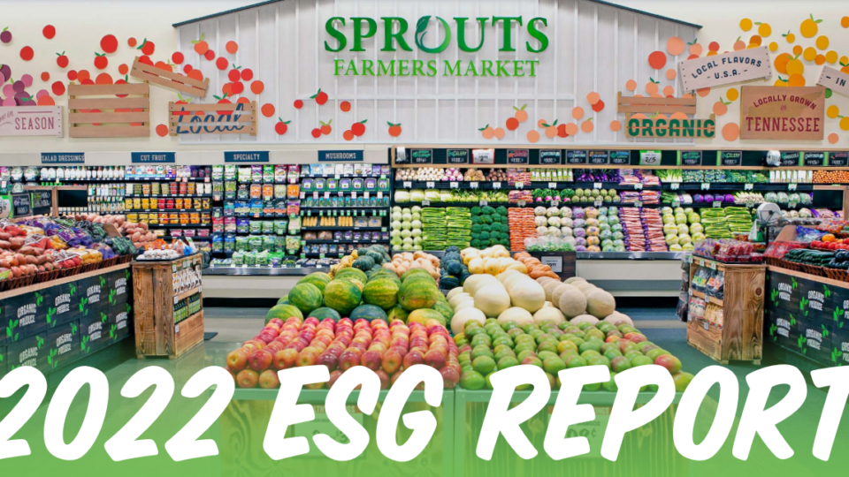 Sprouts will make all new stores 23% smaller than current stores to reduce emissions.