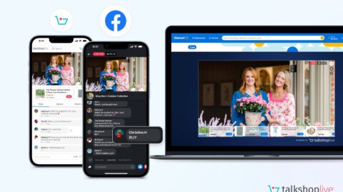 Walmart tests out TalkShopLive's newest feature shoppable simulcasts.