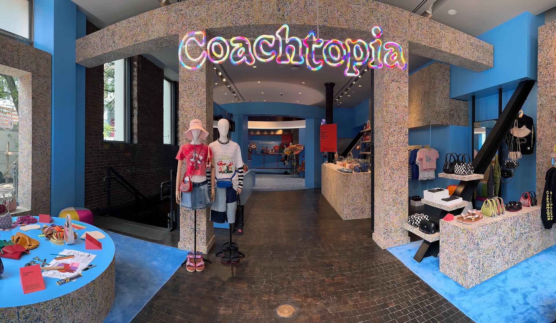 The new Coachtopia pop-up in NYC's SoHo will tout a calendar of programming designed to bring the brand's core principles to life.