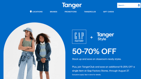 Tanger website