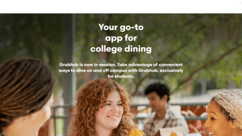 Grubhub Campus home page