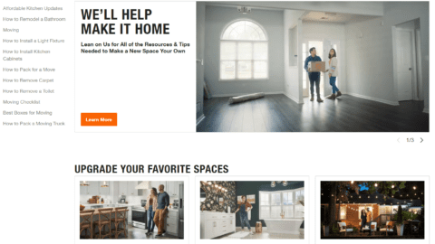 The Home Depot has launched a new educational content hub for new homeowners who are looking for tools and resources to support their journey into home ownership.