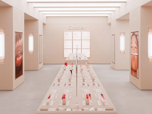 Glossier's SoHo flagship.