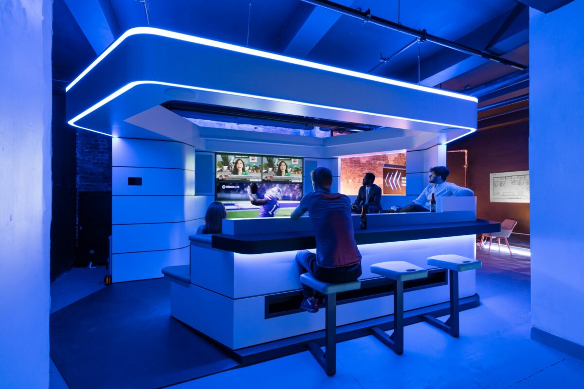 Virsona has worked with Gensler on a new pop-up speakeasy concept that blends gaming, social interaction and brand immersion.