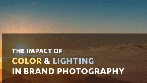 Impact of color and lighting in brand imagery.