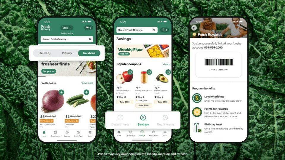 In-Store mode on Instacart's updated Storefront app for grocers.