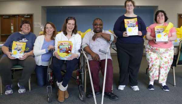 Some of the people who helped test out Gifts Fulfilled's packing processes.
