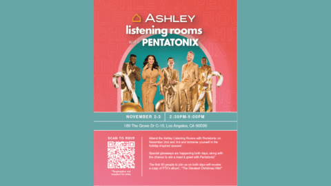 Furniture retailer Ashley is partnering with Pentatonix for a holiday-themed campaign where consumers can immerse themselves in 'listening rooms.'