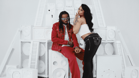 Rapper Quavo and influencer India Love star in True Religion's first-ever holiday campaign.