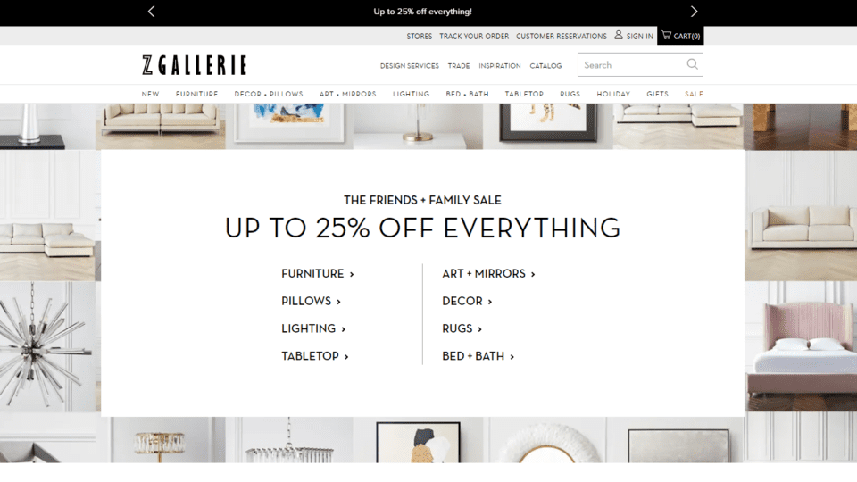 Z Gallerie has filed for bankruptcy a third time, citing “severe liquidity constraints” due to underperforming stores and macro issues.
