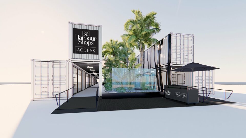 The Bal Harbour Shops Access Pop-up is a 17,000-square-foot “alfresco space” featuring a selection of high-end fashion, jewelry and lifestyle brands.