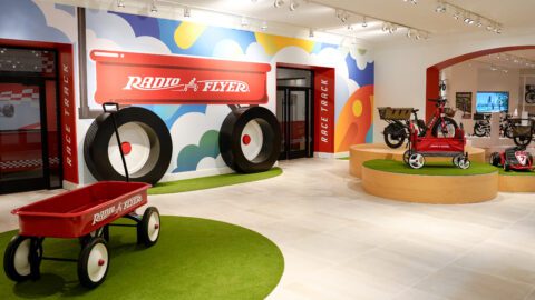 Radio Flyer, the 106-year-old creator of the Original Little Red Wagon and other toys, has officially opened its first permanent store, in the Chicago-area Woodfield Mall in Schaumburg, Ill.