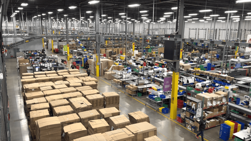 Inside the PersonalizationMall.com factory.