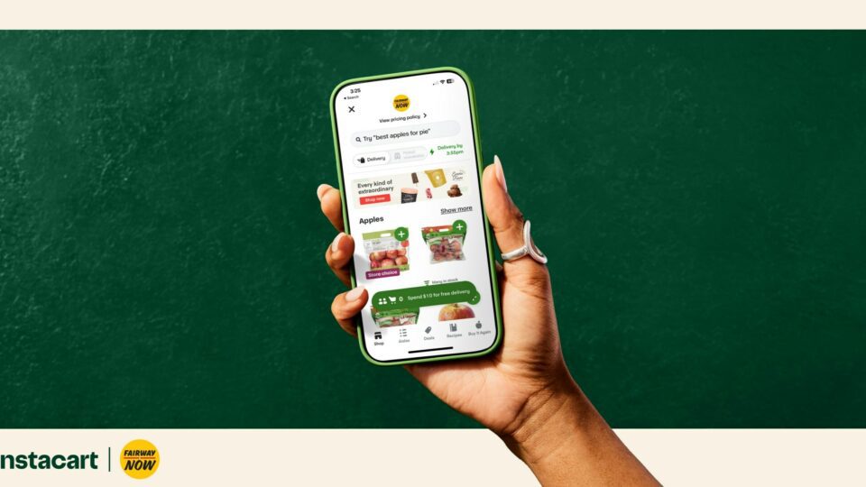 Fairway Market is adding rapid delivery with Instacart.