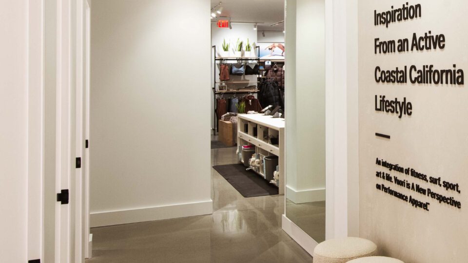 New Vuori store on Manhattan's Upper East Side.