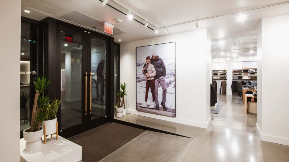 New Vuori store on Manhattan's Upper East Side.