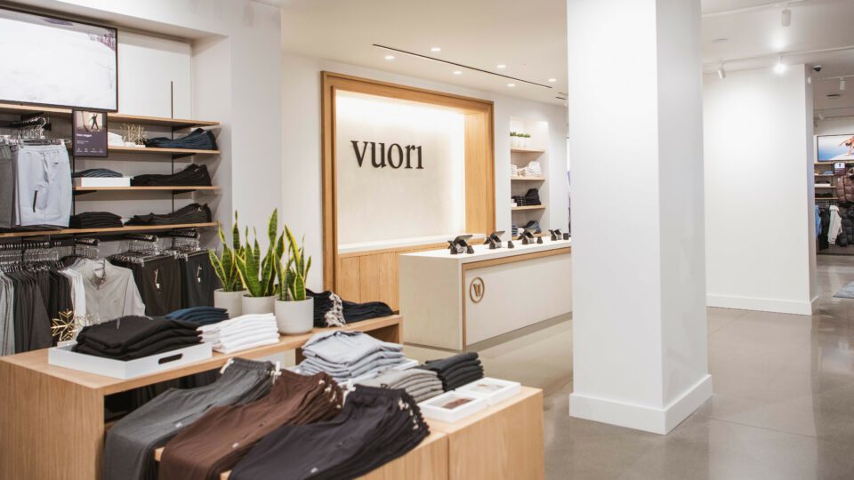New Vuori store on Manhattan's Upper East Side.