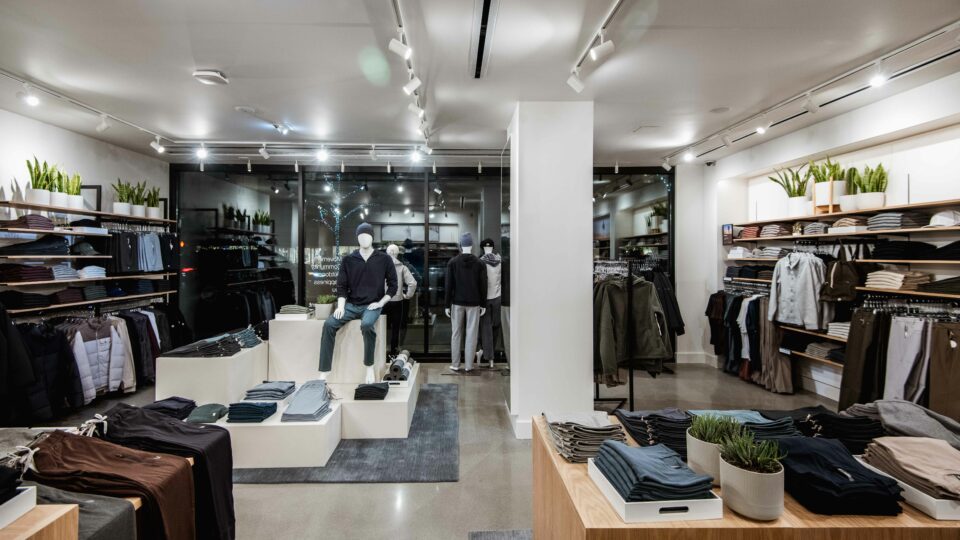 New Vuori store on Manhattan's Upper East Side.