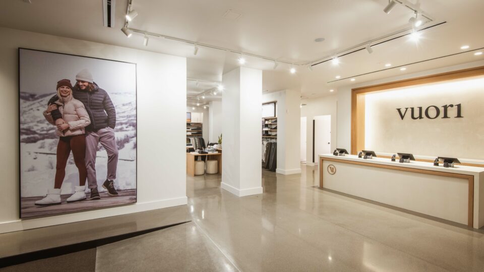 New Vuori store on Manhattan's Upper East Side.