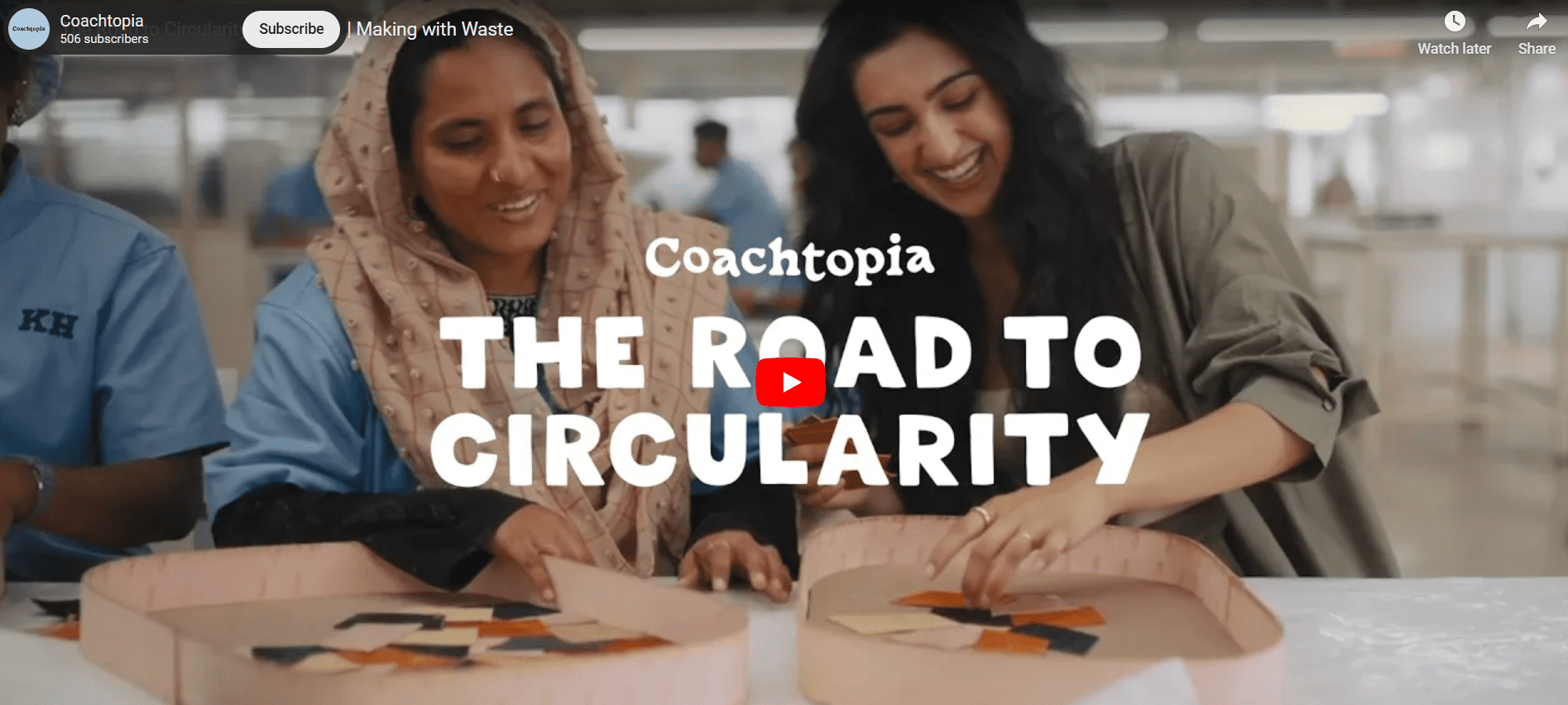 Coachtopia has launched a new documentary web series designed to educate consumers about the brand is tackling fashion's waste problem.
