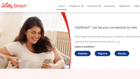 Drug manufacturer Eli Lilly has launched a DTC site, LillyDirect