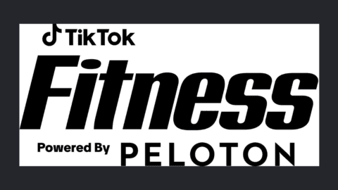 TikTok Fitness Powered by peloton logo