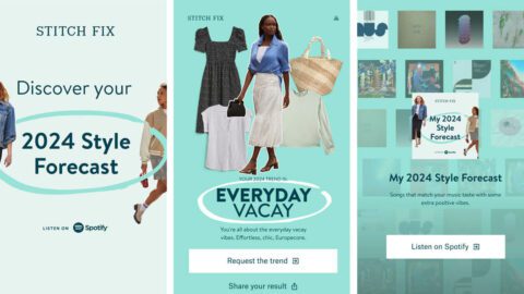 Stitch Fix and Spotify are teaming up to give shoppers a "style tune up."