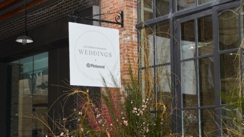 Pinterest and Anthropologie have teamed up for a wedding-themed pop-up in NYC.