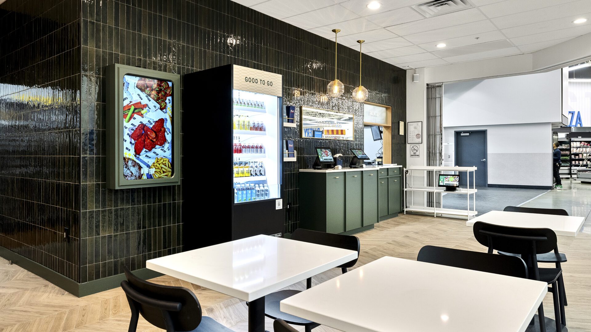 Wonder food hall in the Quakertown, Penn. Walmart