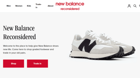 New Balance has launched the new Reconsidered resale program.