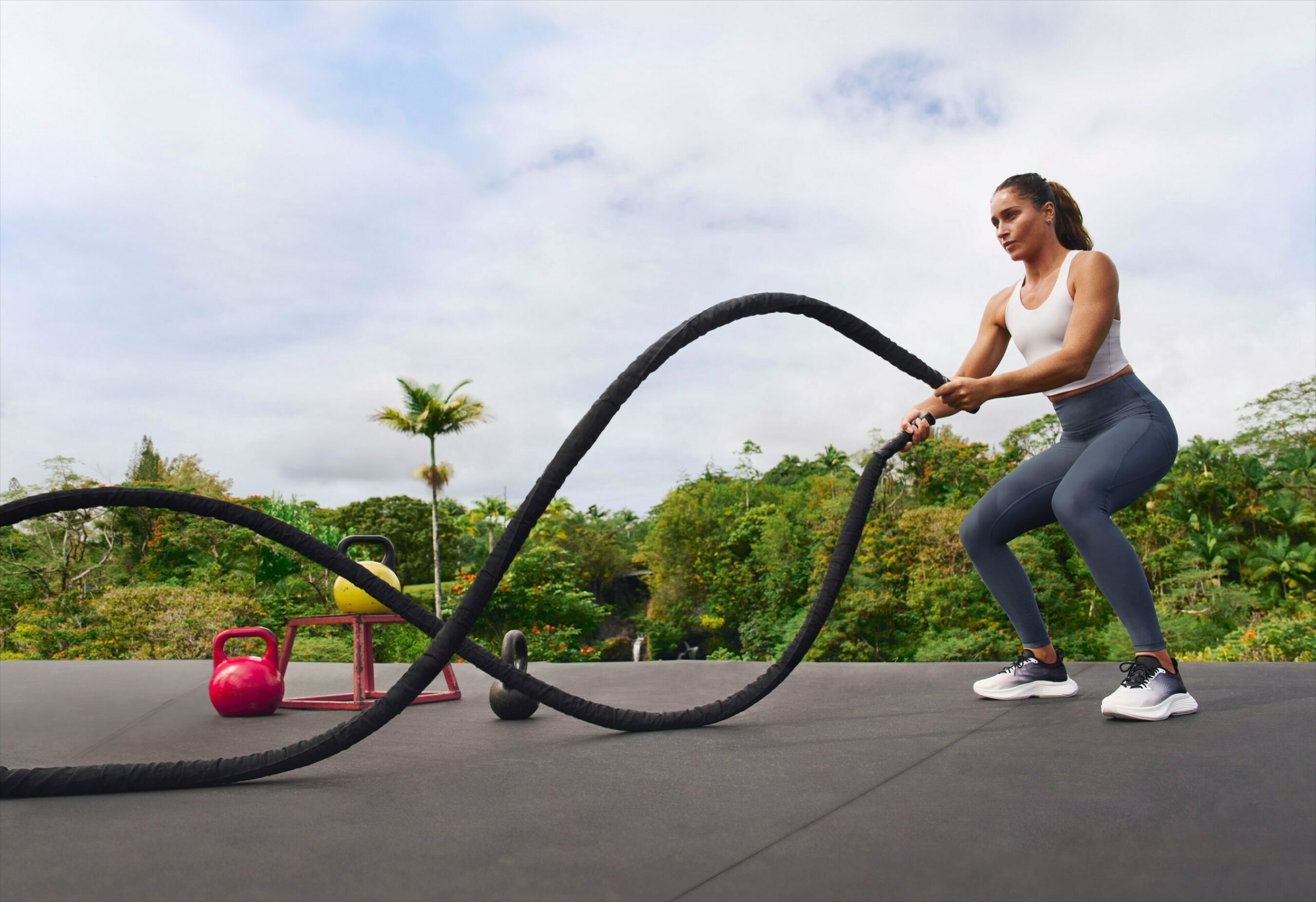 Image of athlete in Athleta apparel