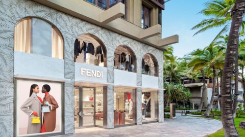 Fendi has relocated and upgraded its boutique at the Waikiki Royal Hawaiian Center in Honolulu to feature luxurious and modern Italian touches.