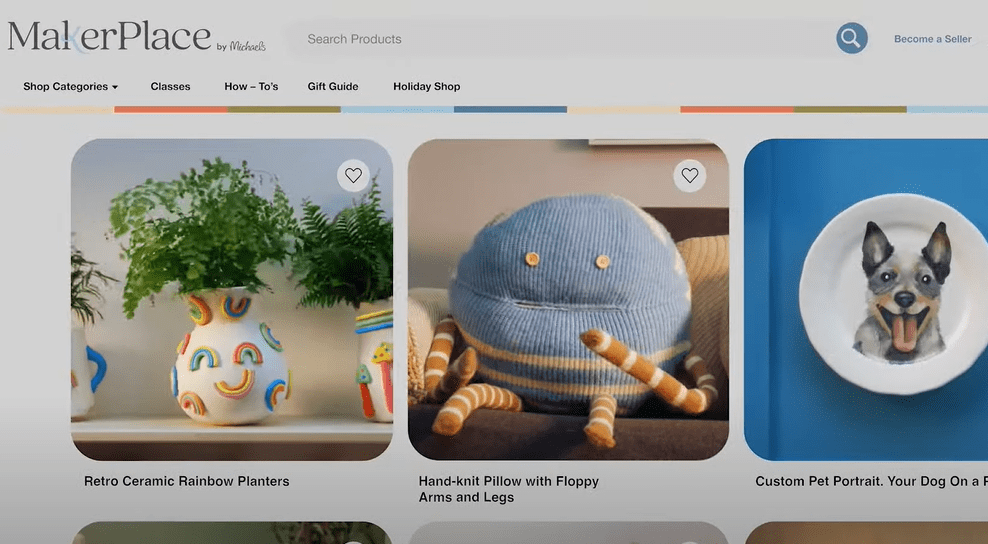 Michaels has launched a new brand campaign and in-store selling activation to shine a spotlight on its MakerPlace by Michaels online marketplace.