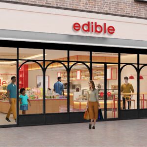 Mockup of new Edible store concept.