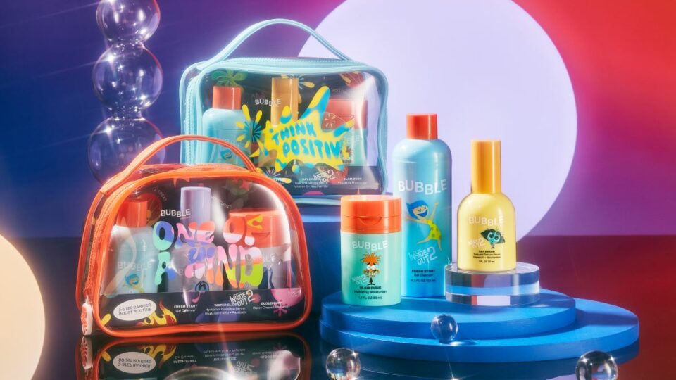 Bubble Skincare is bringing its mental health mission to life by collaborating with Disney and Pixar on a new line tied to the release of Inside Out 2.