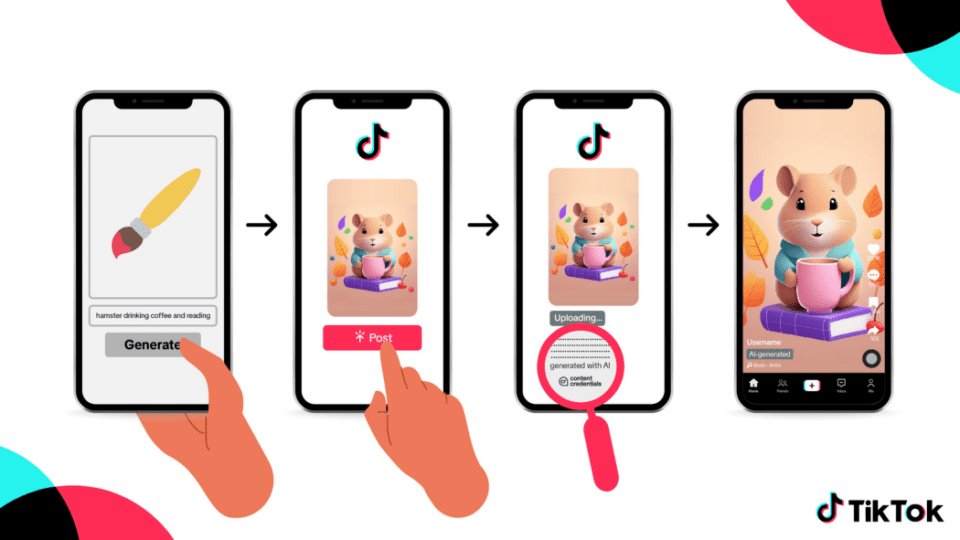 TikTok is taking cues from its competitors at Meta by implementing new standards for AI-generated content (AIGC).