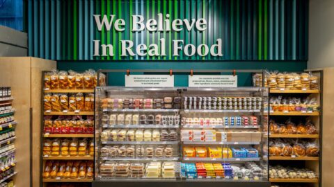 Inside the first Whole Foods Daily Shop, open on NYC's Upper East Side.